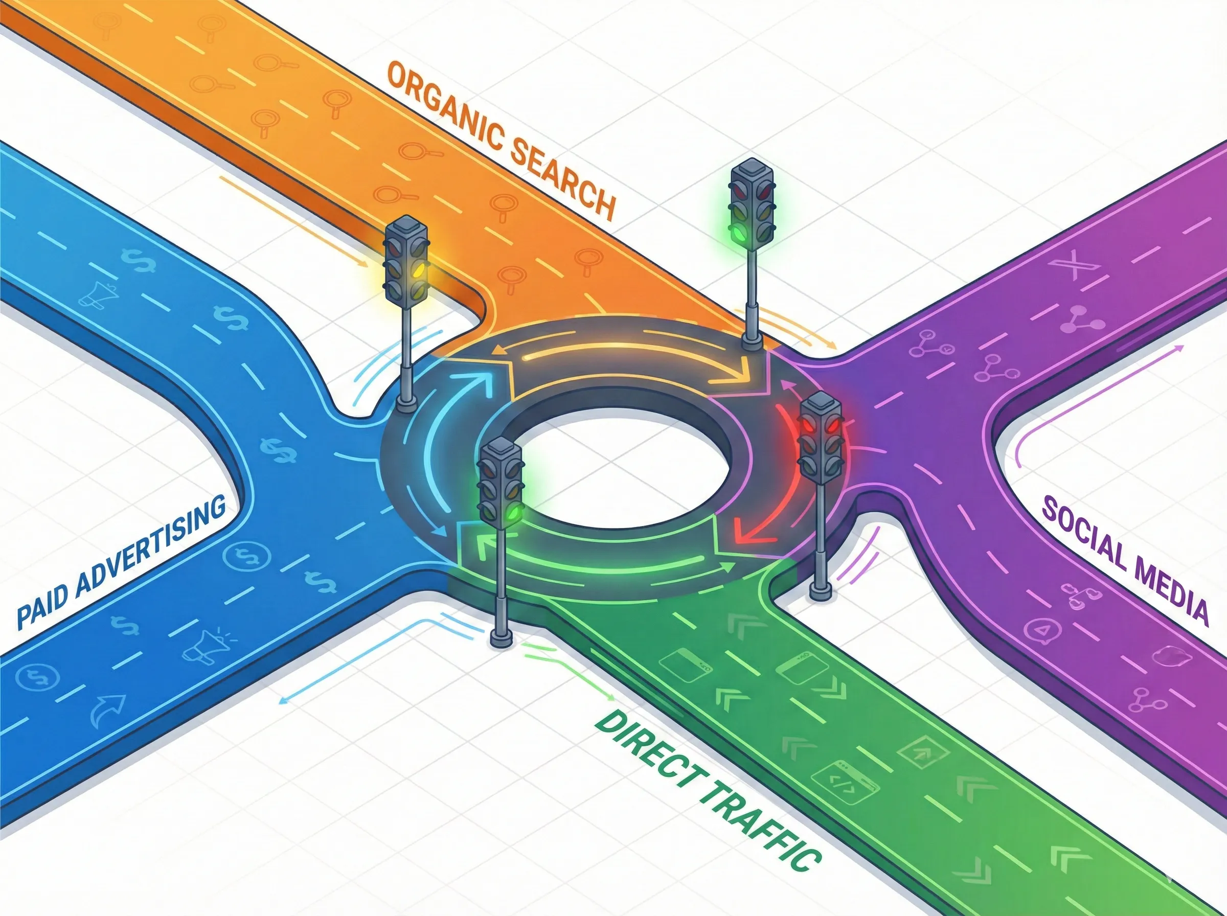 Perbandingan Efektivitas: Paid Traffic vs Organic Traffic